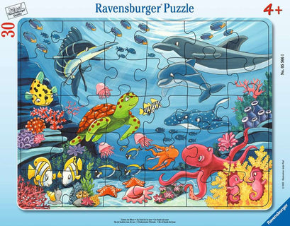Ravensburger Rahmenpuzzle 30 Teile Unten im Meer 05.566