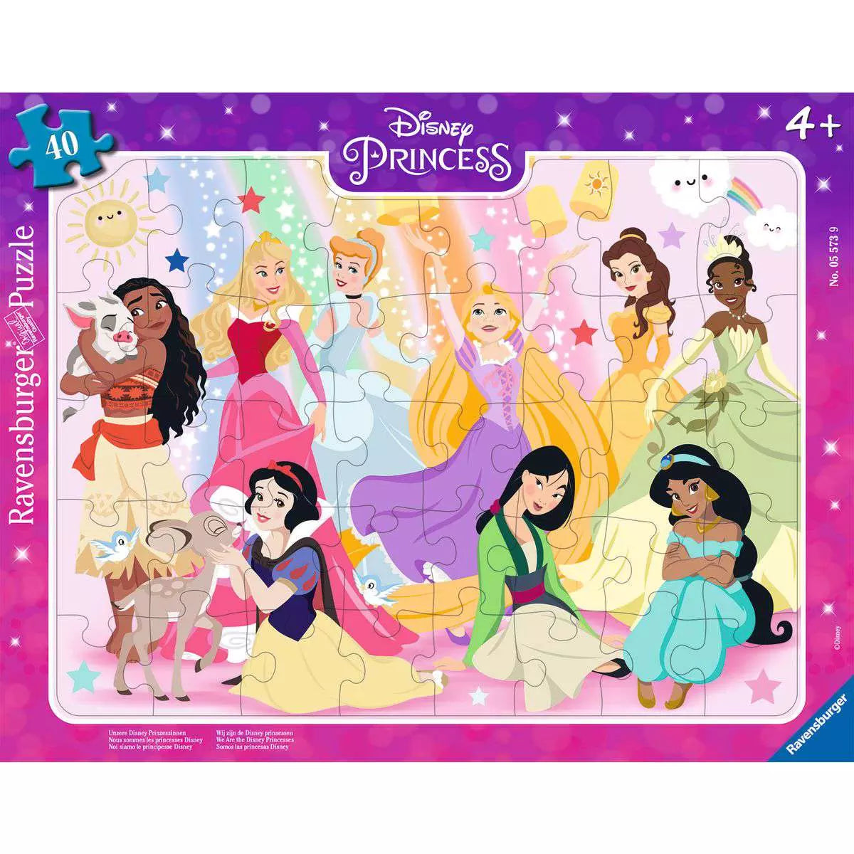 Rahmenpuzzle 40 Teile Unsere Disney Prinzessinnen 05.573 - Bild 1