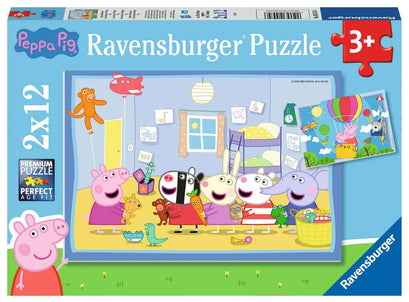 Ravensburger Puzzle 2x12 Teile - Peppas Abenteuer 05.574