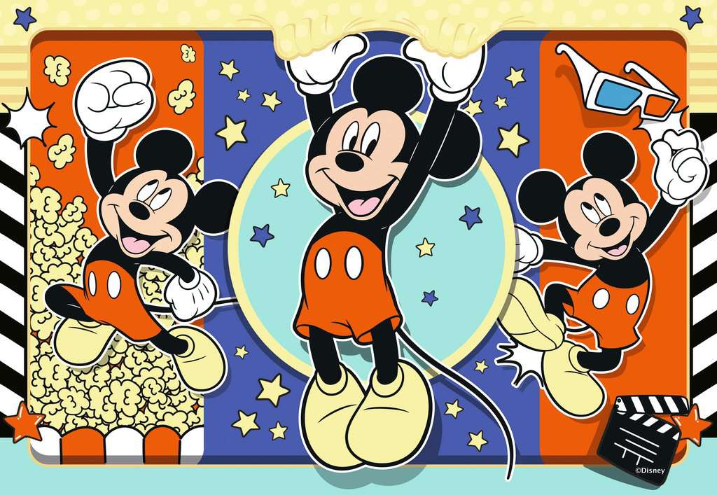 Ravensburger Puzzle 2x24 Teile - Disney Micky Mouse Film ab! - Bild 2