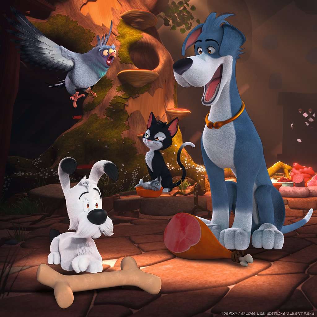 Puzzle 3x49 Teile Idefix und seine tierischen Freunde 005.626 - Bild 4