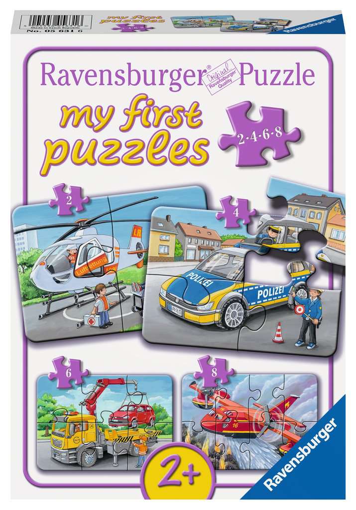 My first Puzzle 2/4/6/8 Meine Einsatzfahrzeuge 005.631 - Bild 1