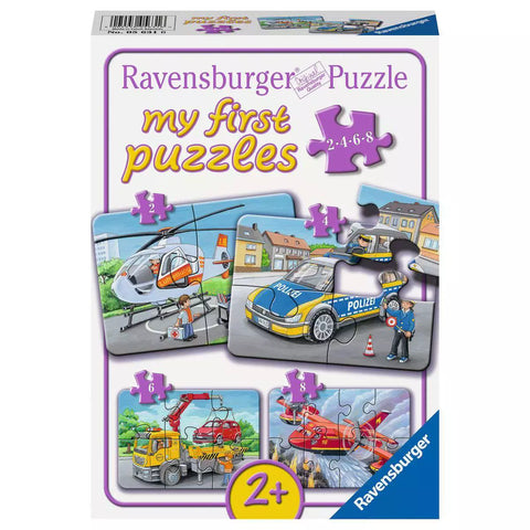 Verpackung my first puzzles Meine Einsatzfahrzeuge 05631 von Ravensburger