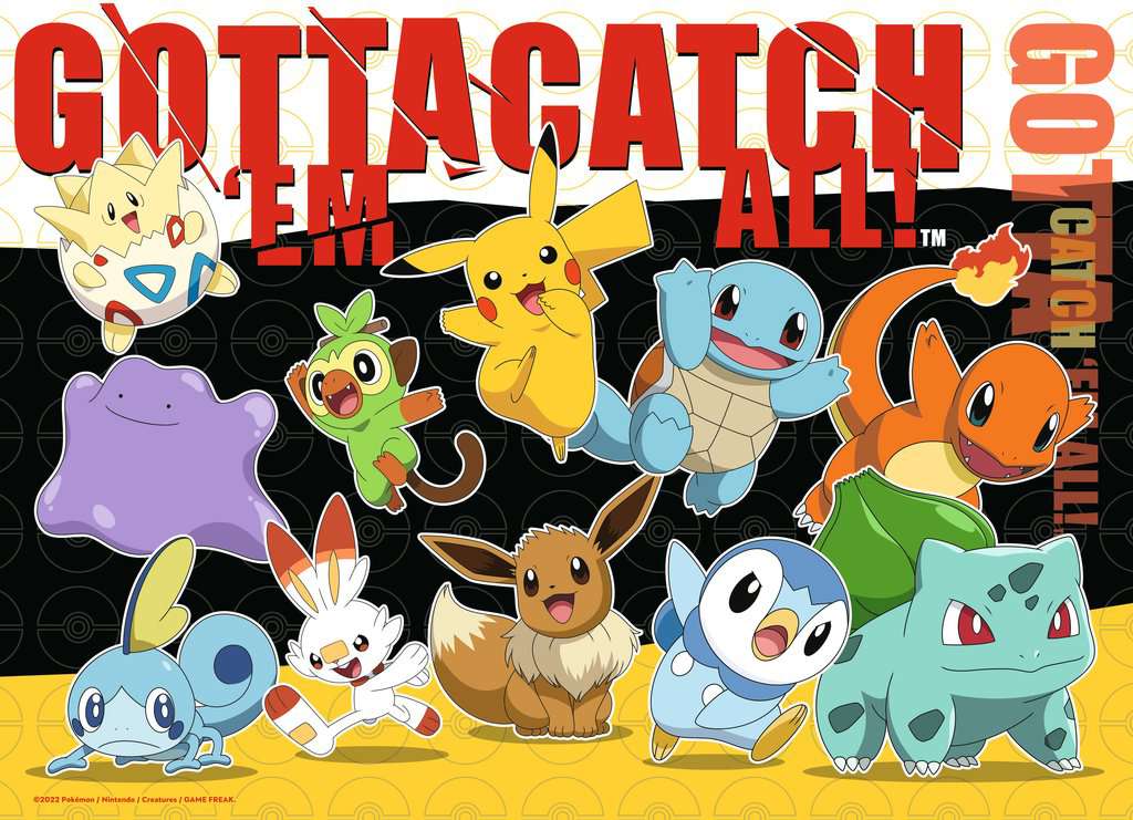 Puzzle 100 Teile 4 in a box Pokemon 05.651 - Bild 4