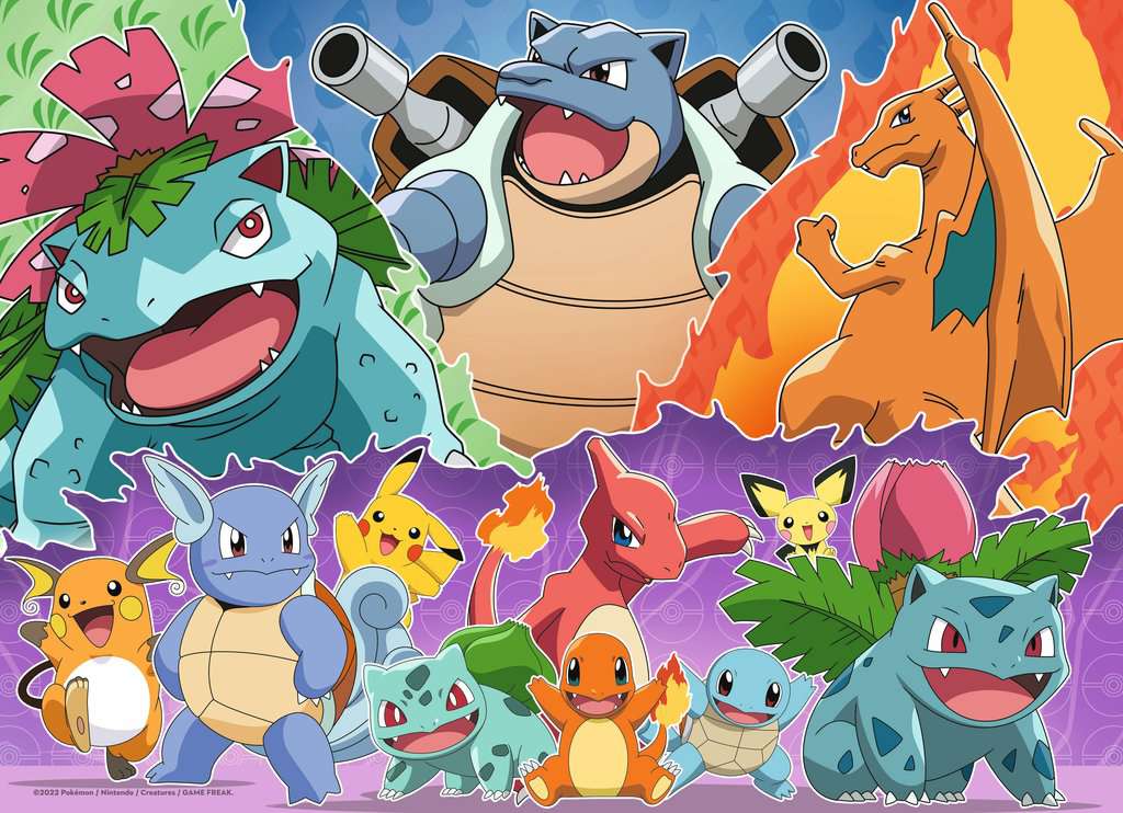 Puzzle 100 Teile 4 in a box Pokemon 05.651 - Bild 5