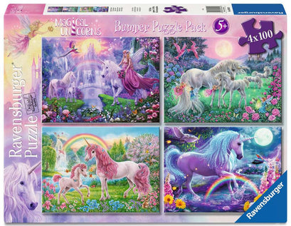 Puzzle 100 Teile 4 in a box Girls 05.654