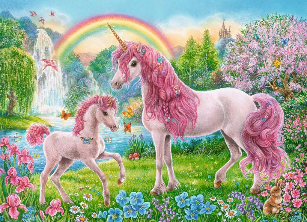 Puzzle 100 Teile 4 in a box Girls 05.654 - Bild 5
