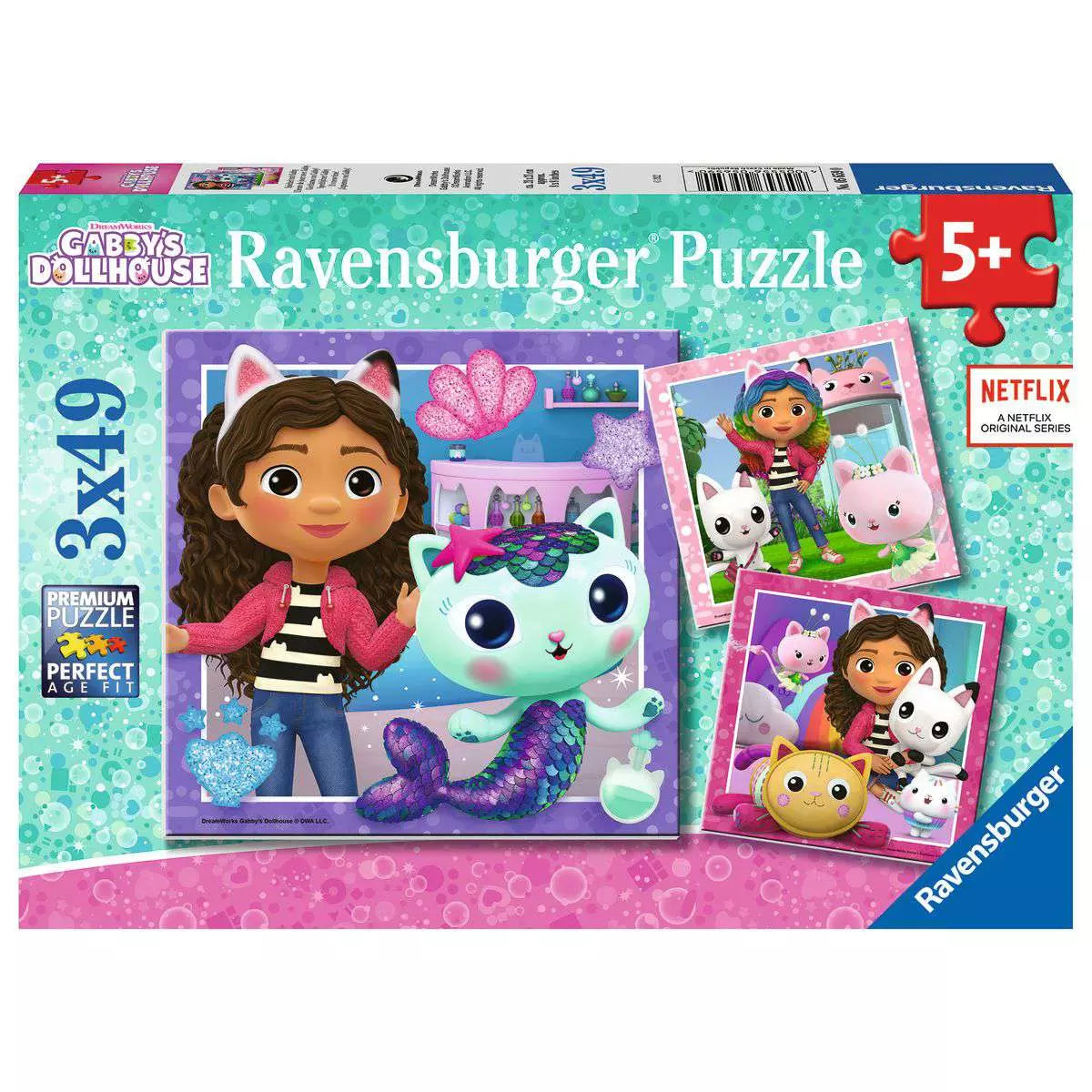 Verpackung Kinderpuzzle Spielzeit mit Gabby 3x49 Teile 05659