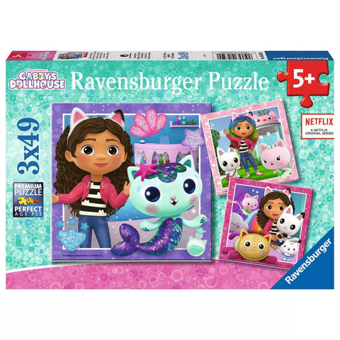 Verpackung Kinderpuzzle Spielzeit mit Gabby 3x49 Teile 05659