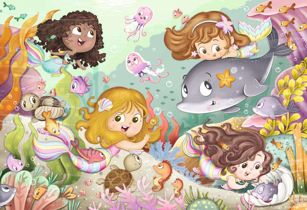 Puzzle 2x12 Kleine Feen und Meerjungfrauen 05.663 - Bild 3