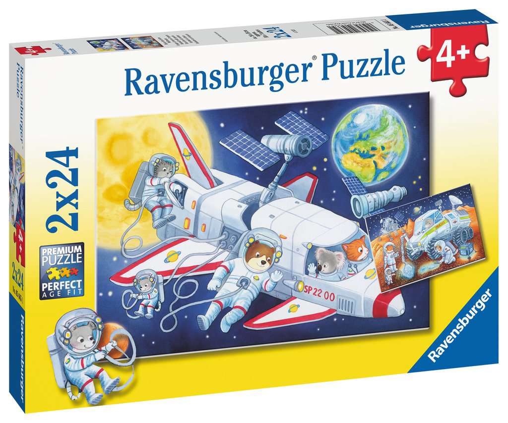 Puzzle 2x24 Reise durch den Weltraum 05.665 - Bild 1