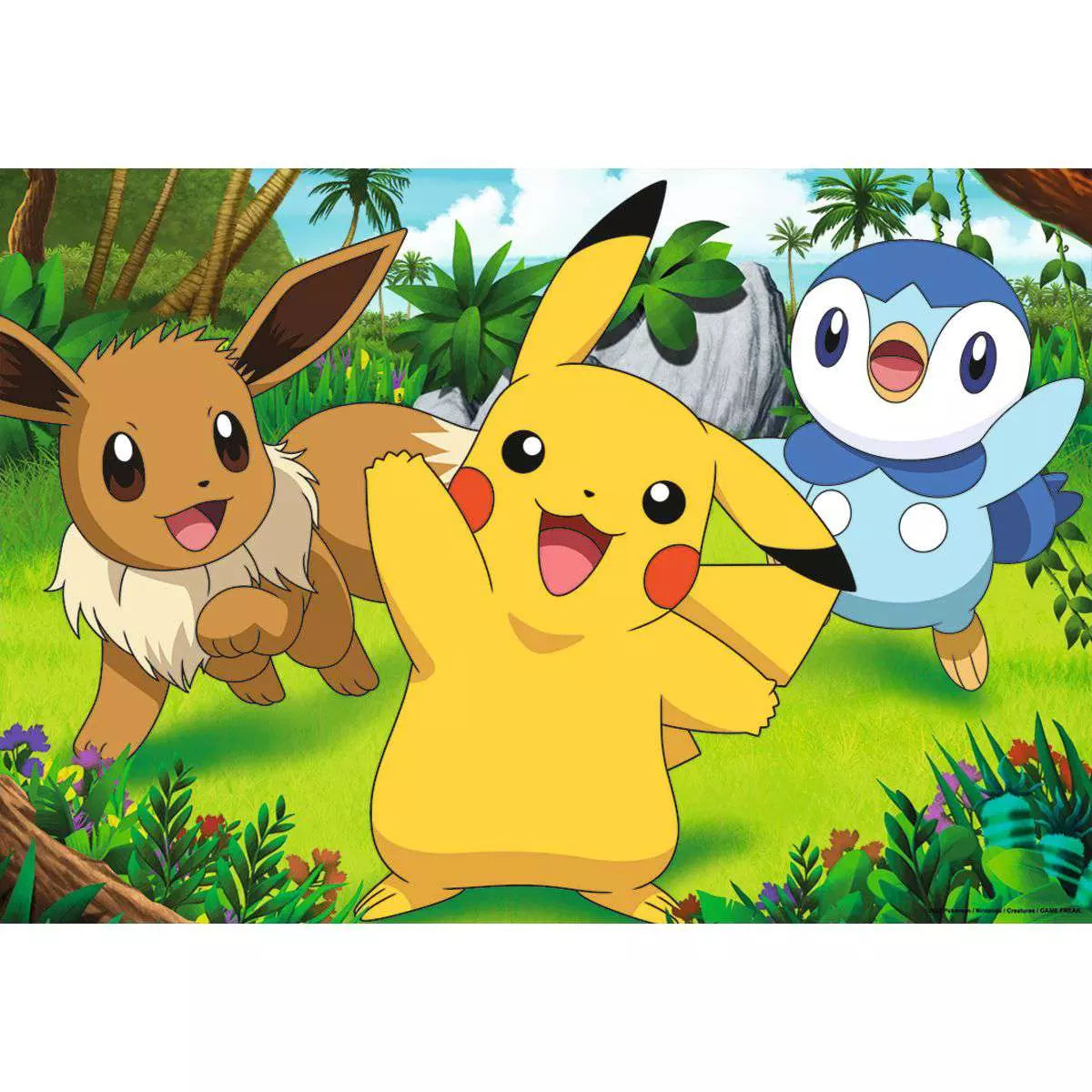 Puzzle 2x24 Teile Pikachu und seine Freunde 05.668 - Bild 3