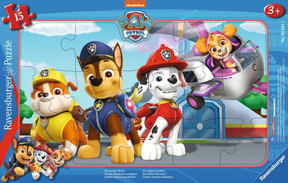Rahmenpuzzle 15 Teile Paw Patrol Vier mutige Retter 05.681