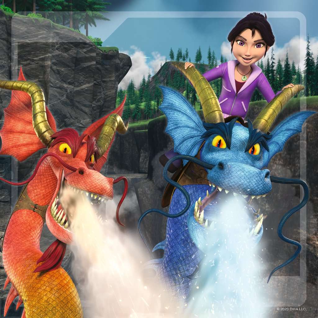 Puzzle 3x49 Teile Dragons: Die 9 Welten 05.688 - Bild 3