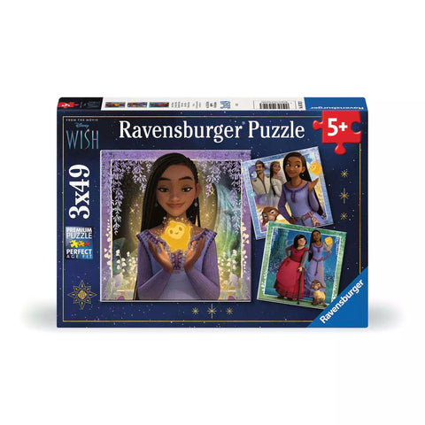 Verpackung Puzzle Disney Wish Ashas Wunsch, 3x49 Teile, Ravensburger