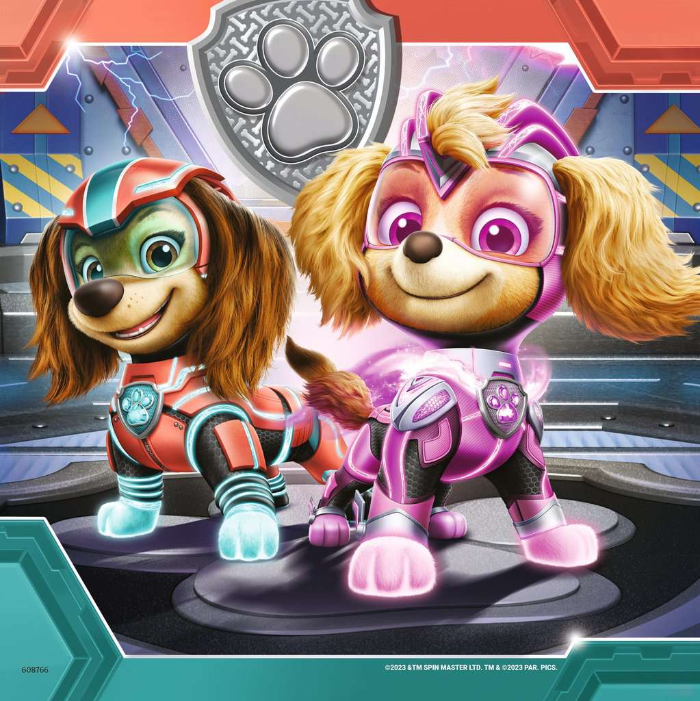 Puzzle 3x49 Teile PAW Patrol: The Mighty Movie 05.708 - Bild 2