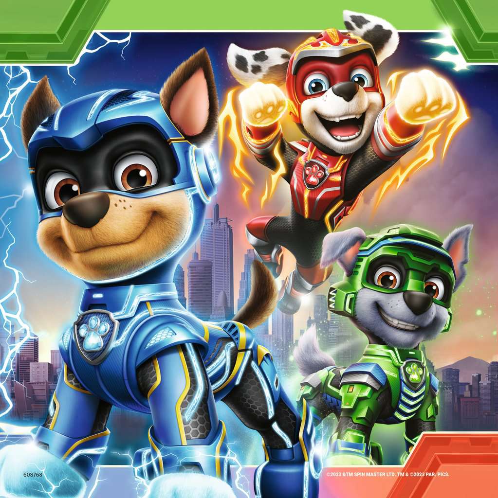 Puzzle 3x49 Teile PAW Patrol: The Mighty Movie 05.708 - Bild 4