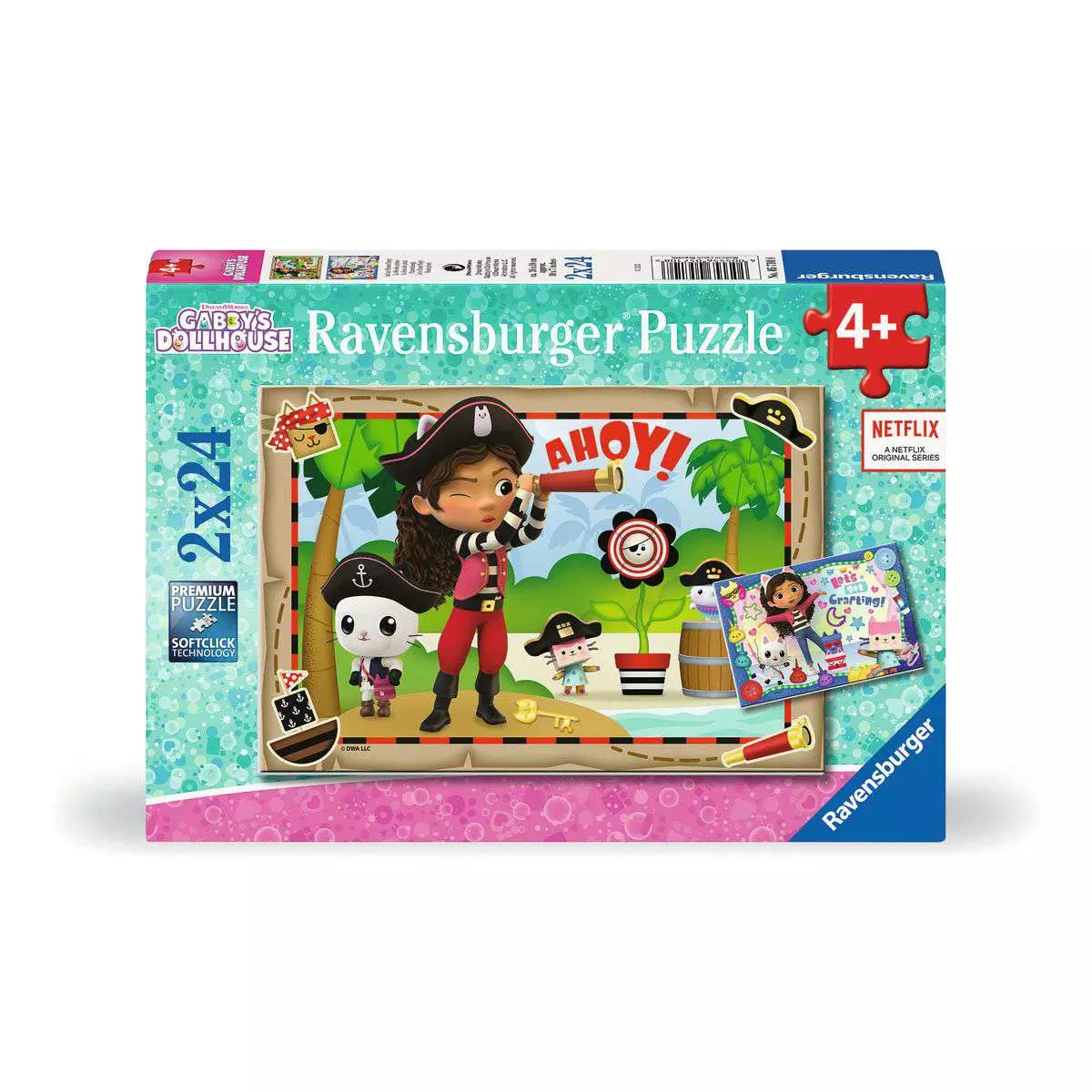 Verpackung Kinderpuzzle Gabby's Dollhouse Auf zur Piraten-Party 2x24 05710