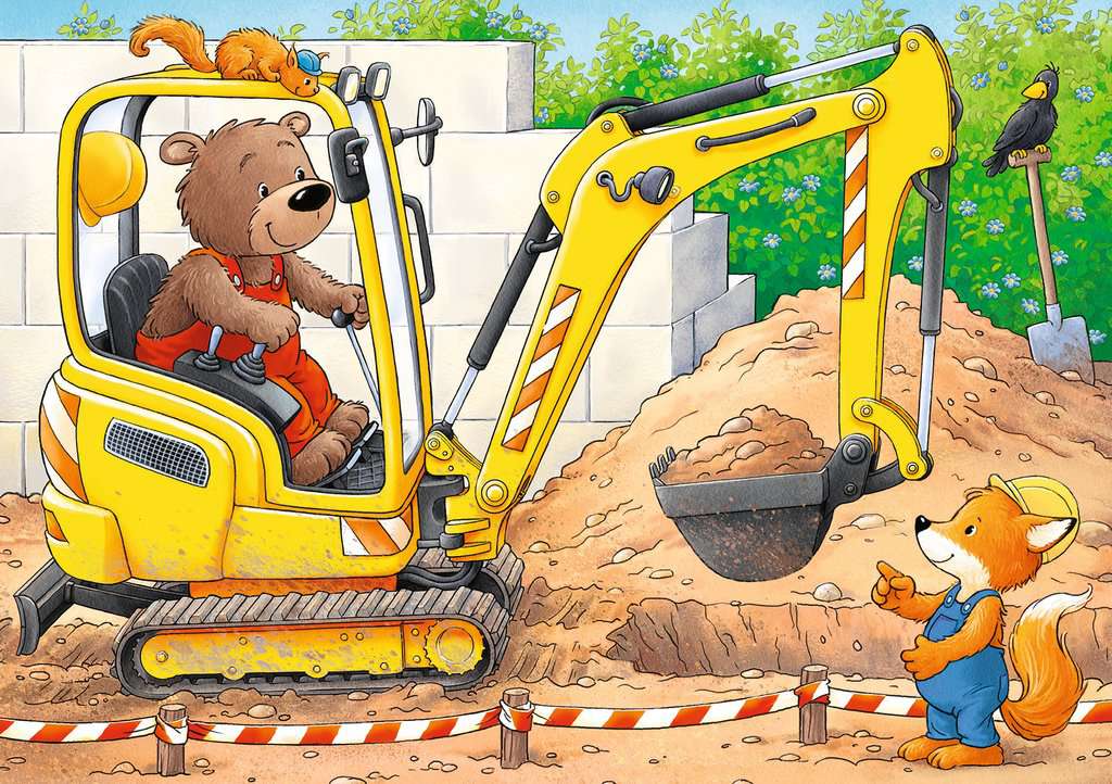 My first Puzzle 2/4/6/8 Tiere auf der Baustelle 05.717 - Bild 5