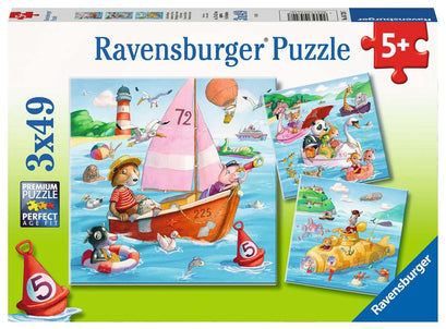 Puzzle 3x49 Teile Auf dem Wasser 05.720