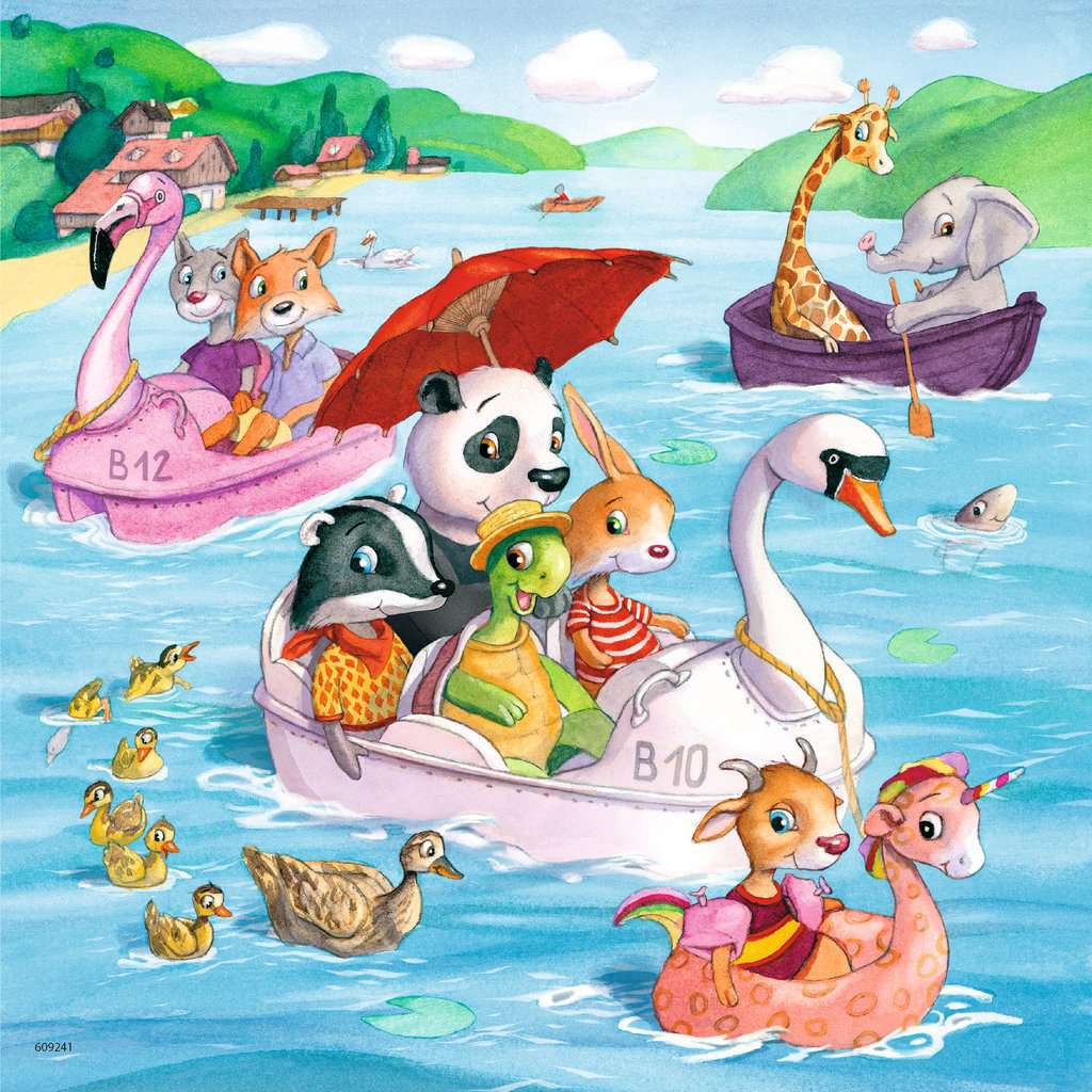 Puzzle 3x49 Teile Auf dem Wasser 05.720 - Bild 4