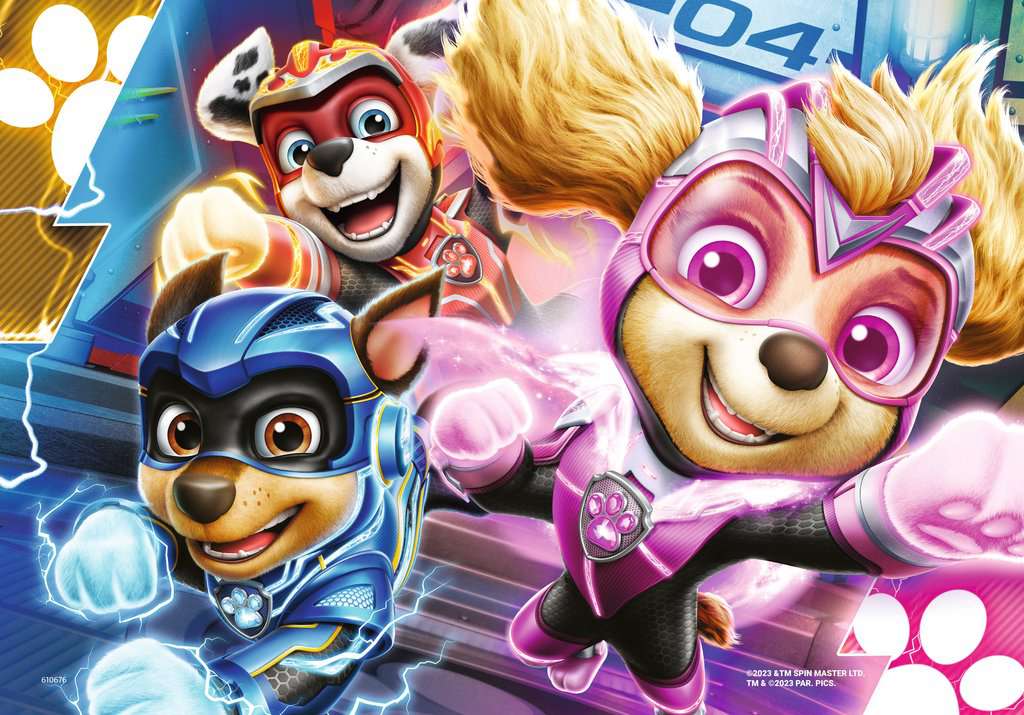 Puzzle 2x12 Teile PAW Patrol: The Mighty Movie 05.721 - Bild 2