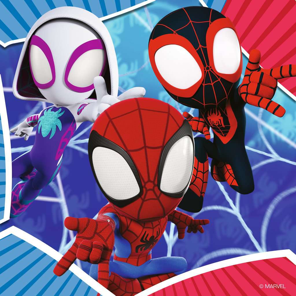 Ravensburger Puzzle 3x49 Teile Spideys Abenteuer 05.730 - Bild 2