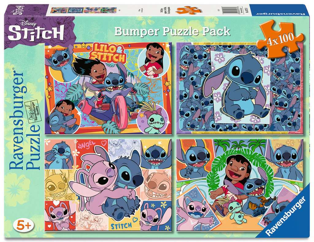 Puzzle 100 Teile 4 in a box Stitch 05.731 - Bild 1