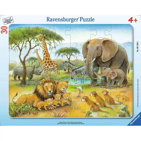 Ravensburger Rahmenpuzzle Afrikas Tierwelt 30 Teile 06146
