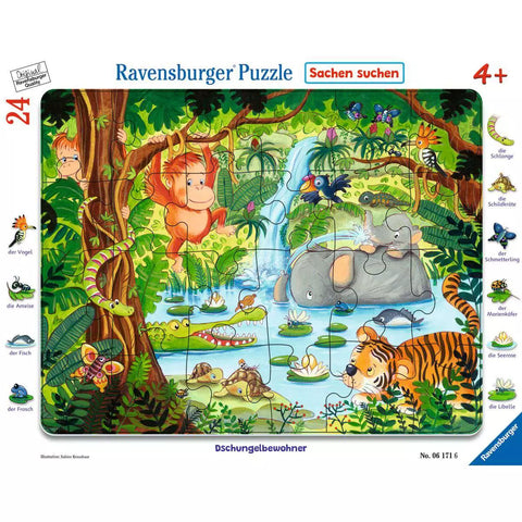 Ravensburger Rahmenpuzzle Dschungelbewohner 24 Teile 06171