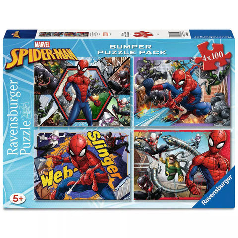 Verpackung Bumper Pack Spider-Man 4x100, Ravensburger 06914