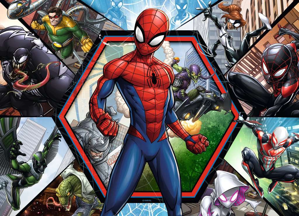 Puzzle 100 Teile 4 in a box Spiderman 06.914 - Bild 3