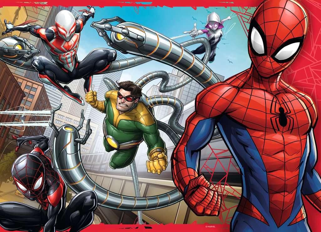 Puzzle 100 Teile 4 in a box Spiderman 06.914 - Bild 6