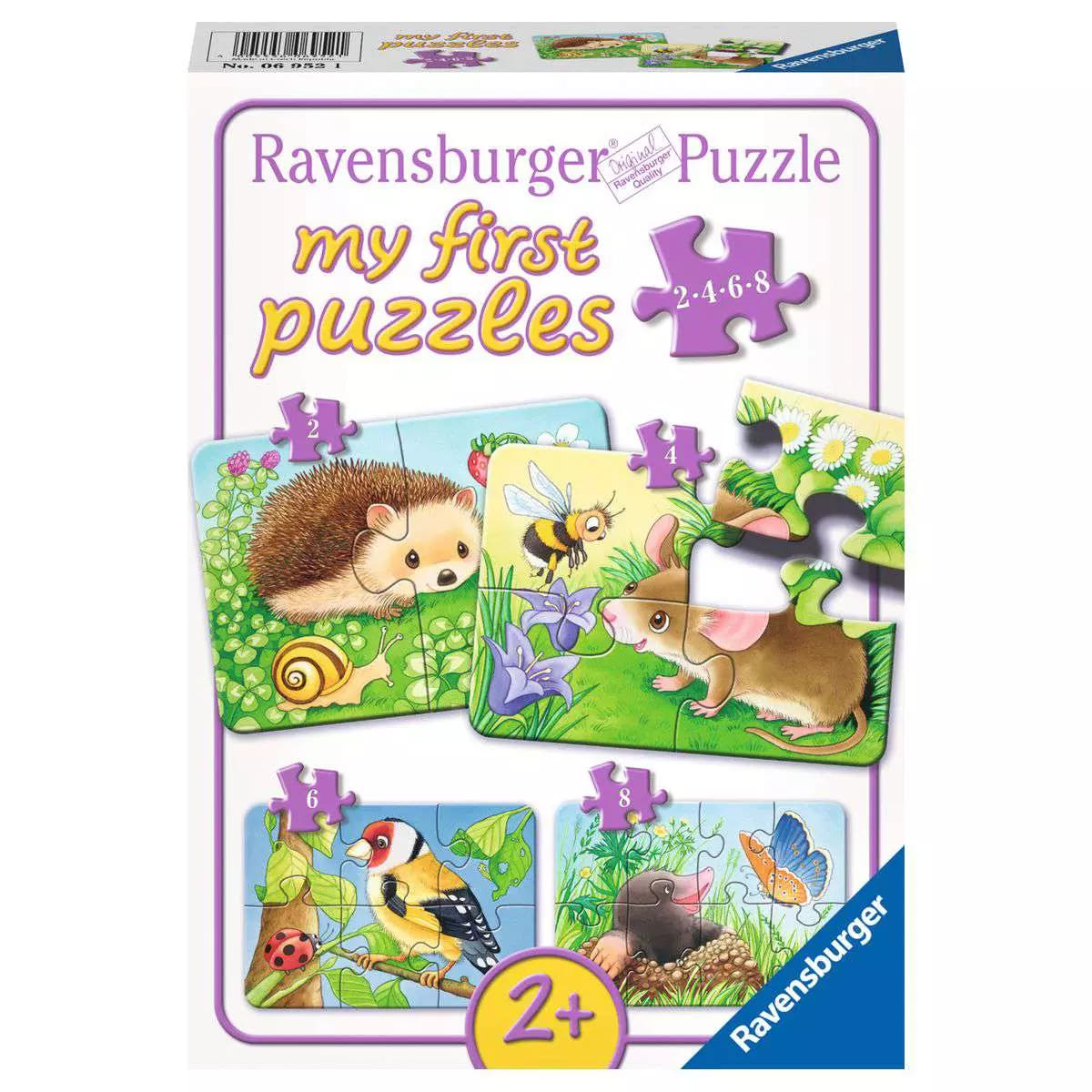 My first Puzzle 2/4/6/8 Teile Süsse Gartenbewohner 06.952 - Bild 1