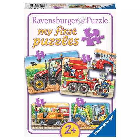 Verpackung Ravensburger My first Puzzle Bei der Arbeit 06954