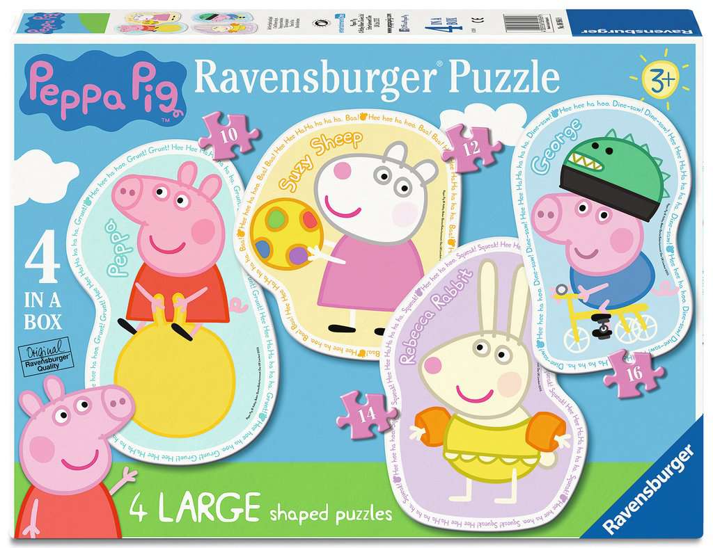 4 in 1 Puzzle Peppa Pig 06.956 - Bild 1