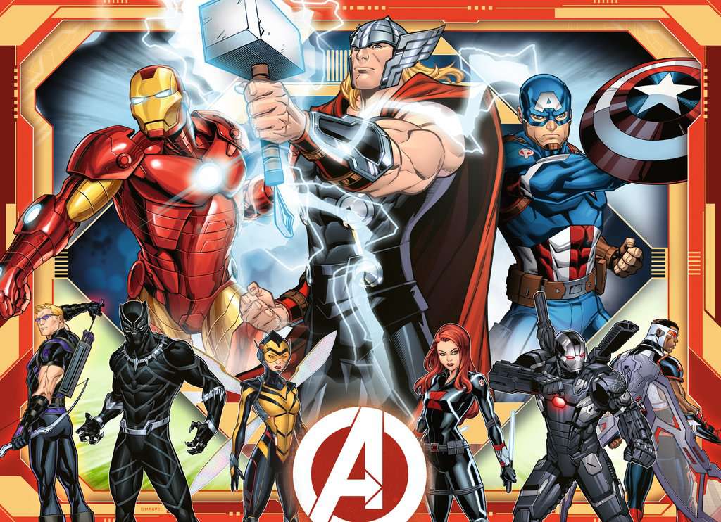 Puzzle 100 Teile 4 in a box Avengers 07.079 - Bild 3