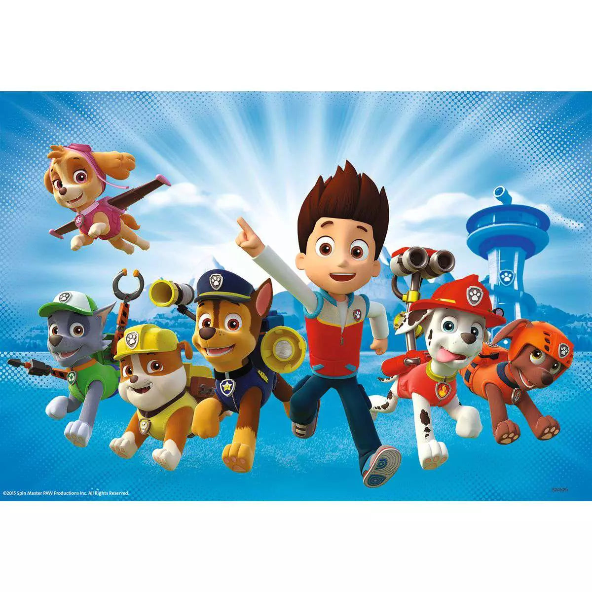 Puzzle 2x12 Teile Ryder und die Paw Patrol 07.586 - Bild 3