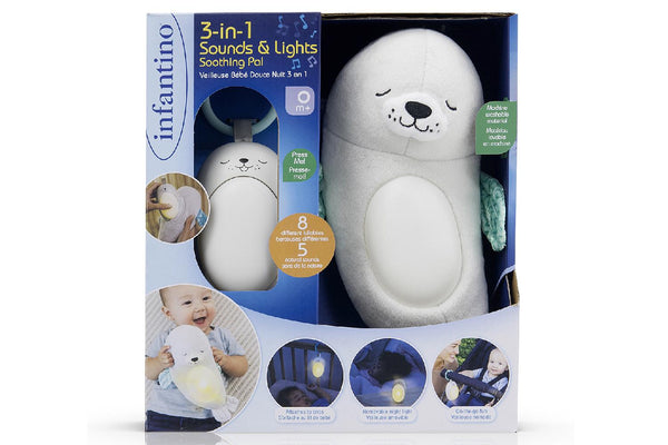 Nachtlicht 3in1 Robbe