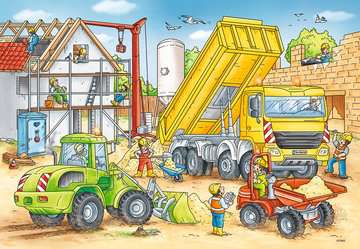 Puzzle Viel zu tun auf der Baustelle 07.800 Teile 2x24 - Bild 2