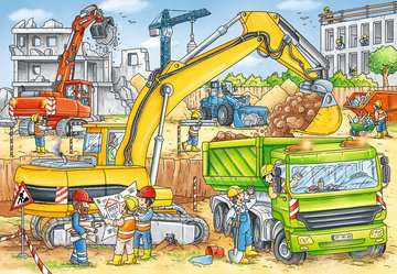 Puzzle Viel zu tun auf der Baustelle 07.800 Teile 2x24 - Bild 3