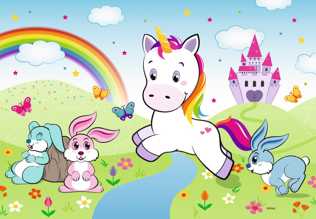Puzzle 2x24 Teile Märchenhaftes Einhorn 07.828 - Bild 3