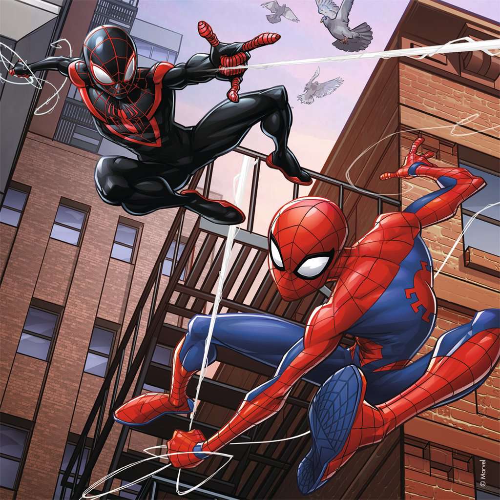 Puzzle 3x49 Teile Spider-Man beschützt die Stadt 08.025 - Bild 3
