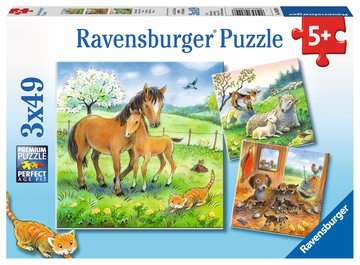 Puzzle Kuschelzeit 08.029 Teile 3x49 - Bild 1