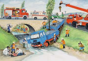 Puzzle Bei der Feuerwehr 08.851 Teile 2x24 - Bild 3
