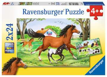 Puzzle Welt der Pferde 08.882 Teile 2x24 - Bild 1