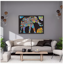 TataRuga Samtbild zum Ausmalen A3 Elefant