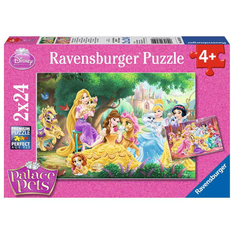 Verpackung Kinderpuzzle Beste Freunde der Prinzessinnen 2x24, Ravensburger 08952
