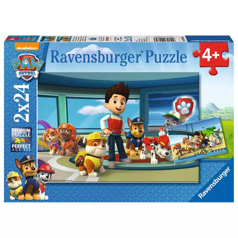Verpackung Ravensburger Kinderpuzzle Paw Patrol Hilfsbereite Spürnasen 09085