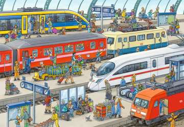Puzzle Trubel am Bahnhof 09.191 Teile 2x24 - Bild 2